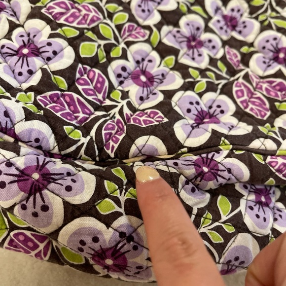 Vera Bradley Purple Flower Backpack - Picture 6 of 7